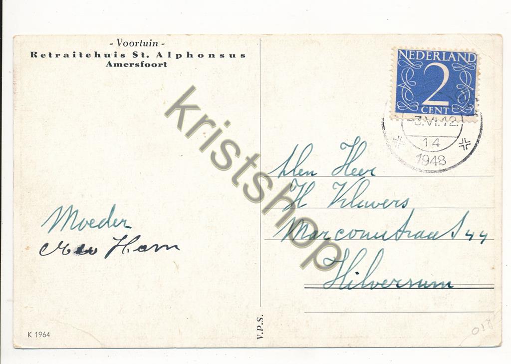 KRST001-5858_1.jpg Amersfoort - Voortuin - Retraitehuis St Alphonsus [001-5858 - Afbeelding 2