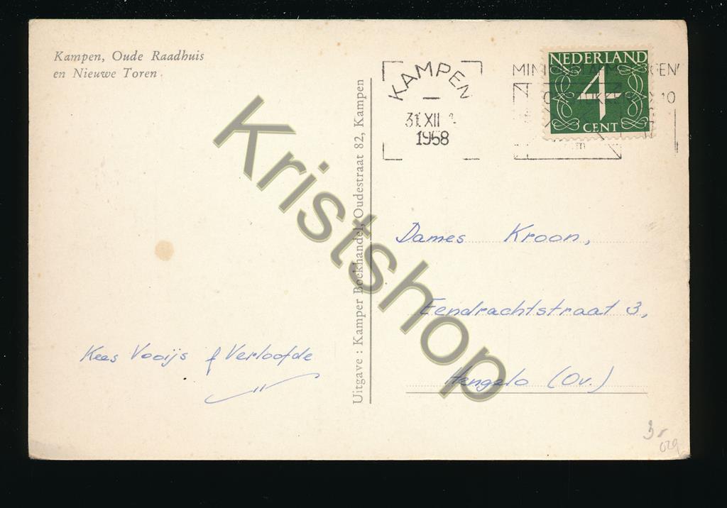 KRST001-5929_1.jpg Kampen -Oude Raadhuis -pentekening [001-5929 - Afbeelding 2