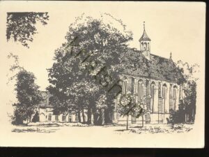 Ter Apel - klooster - pentekening   [001-6044