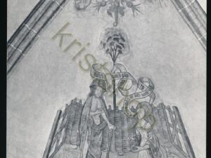 Zutphen - St Walburgskerk - Gewelfschildering - fresco rond 1500 [002-0306
