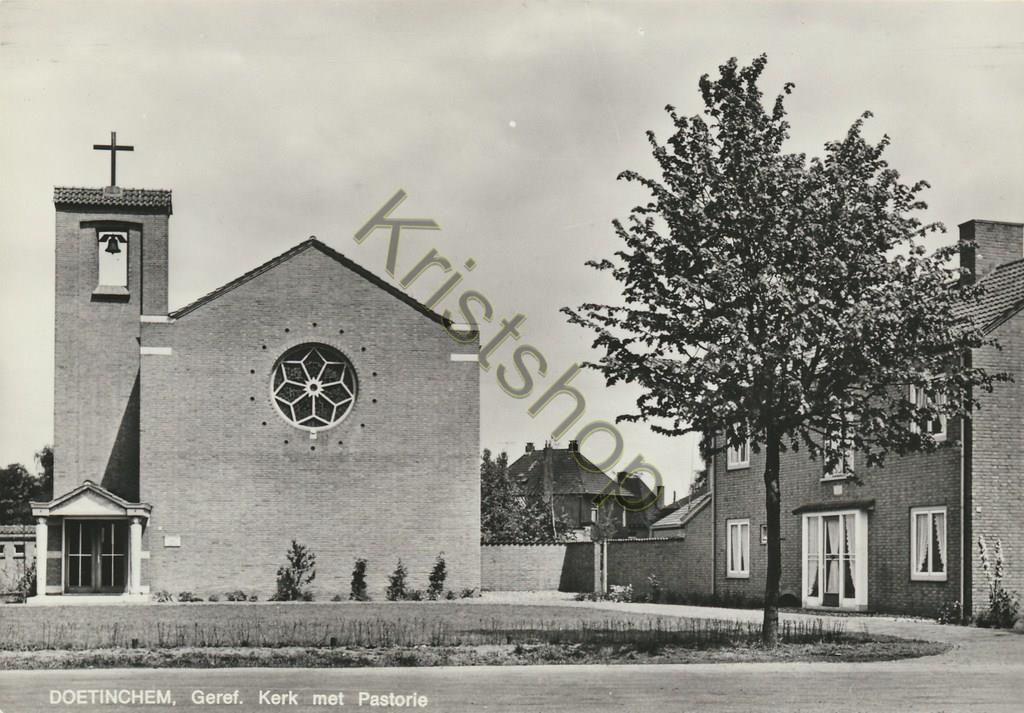 KRST002-0408_0.jpg Doetinchem - Geref Kerk met Pastorie [002-0408