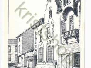 Gent - Ledeberg - Postgebouw - Pentekening R. Goossens [002-0957