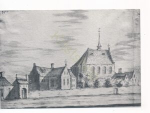Zaltbommel - Nonnenklooster - Tekening J. Stellingwerf 1750 [002-1006