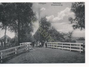 Hillegom - Stationsweg - Haspelaarsbrug - reclame - Herenmodehuis Schulte [002-1048