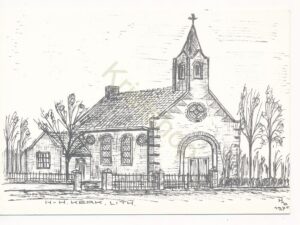 Lith - N.H.Kerk - pentekening [002-1054
