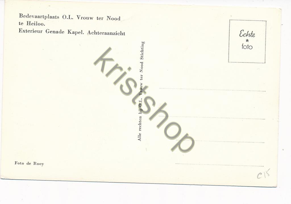 KRST002-1615_1.jpg Heiloo - Bedevaartsplaats OLVrouw ter Nood [002-1615 - Afbeelding 2