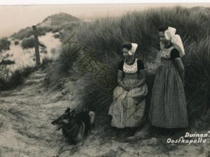 Oostkapelle - Duinen met herdershond [002-1910