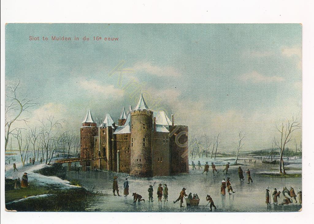 KRST002-3068_0.jpg Slot te Muiden - in de 16e eeuw - winter [002-3068