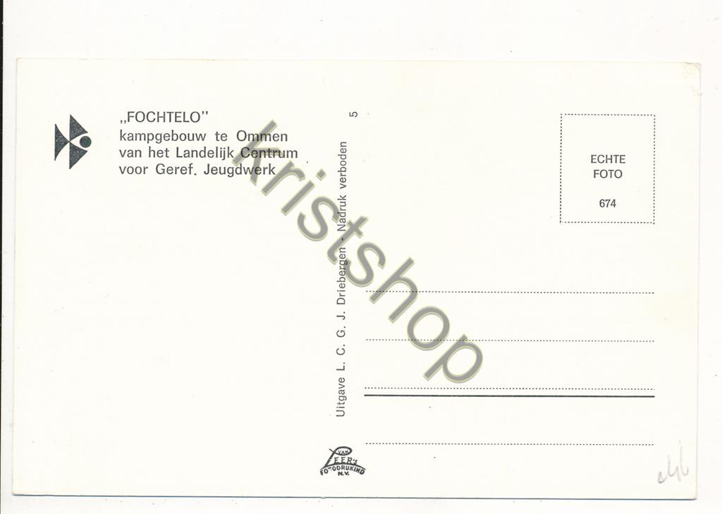 Ommen - LCGJ Jeugdkamp FOCHTELO [002-3246 - Afbeelding 2