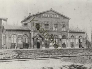 Harderwijk - rond 1900 - Stationsgebouw NS [002-3390