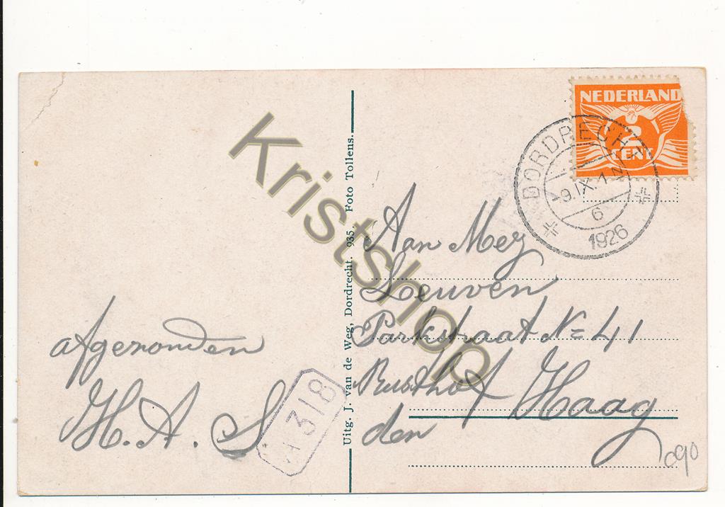 KRST002-3690_1.jpg Dordrecht - Groote Kerk - Bomkade [002-3690 - Afbeelding 2