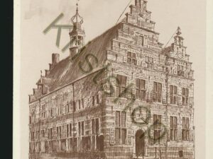 Naarden - Stadhuis (pentekening [002-3722