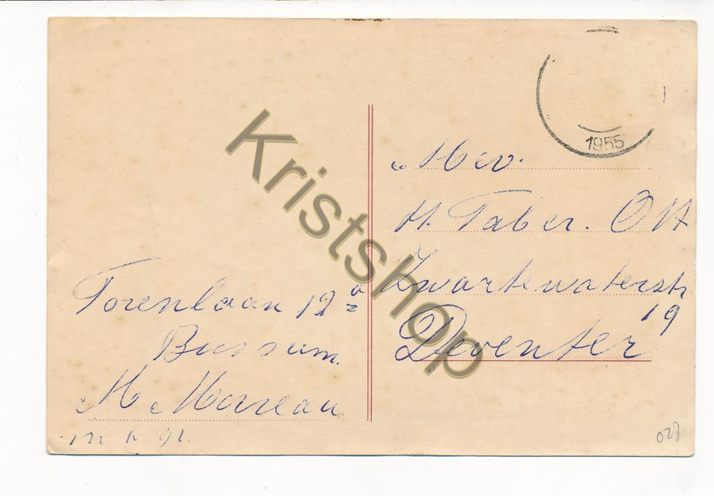 KRST002-4427_1.jpg Bussum - Gemeentehuis - pentekening [002-4427 - Afbeelding 2