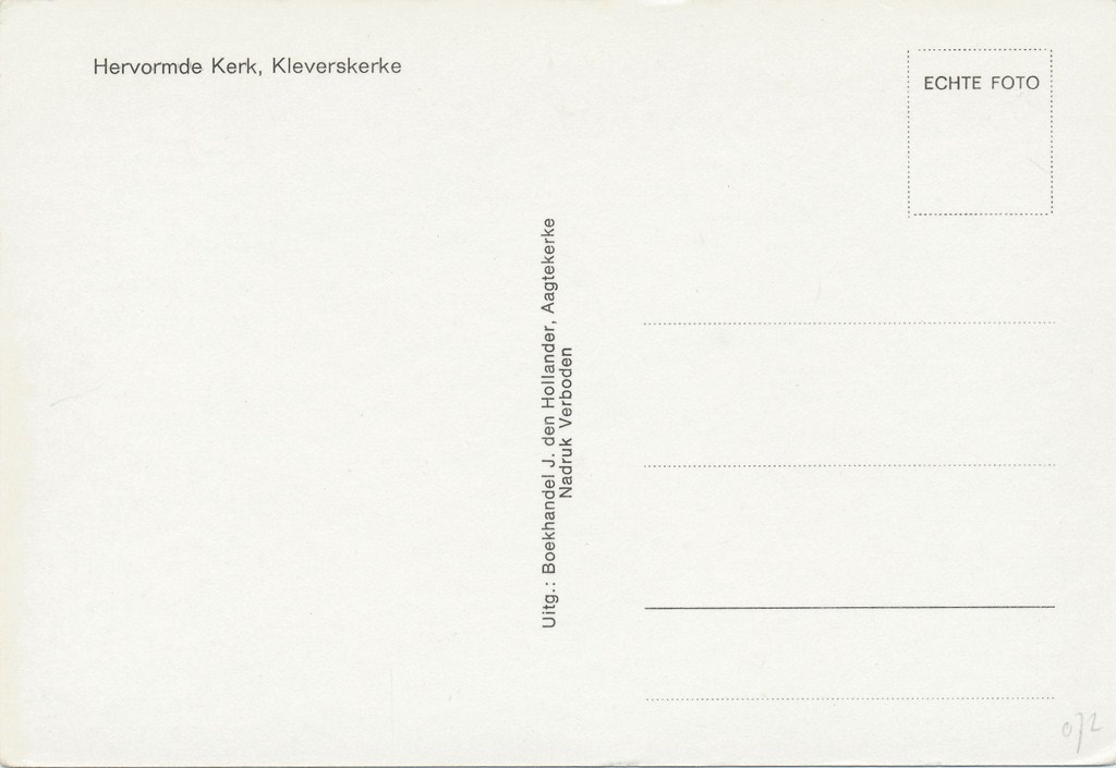 KRST002-4672_1.jpg Kleverskerke - Hervormde Kerk [002-4672 - Afbeelding 2