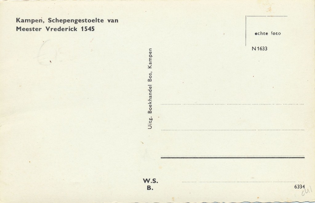 KRST002-4841_1.jpg Kampen - Schepengestoelte van Meester Vrederick [002-4841 - Afbeelding 2