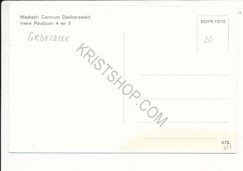 KRST002-5417_1.jpg Groesbeek - Medisch Centrum Dekkerswald - Irene [002-5417 - Afbeelding 2