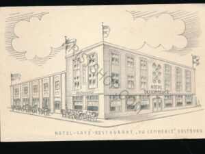 Oostburg - Hotel Café Rest Du Commerce - pentekening [002-5449