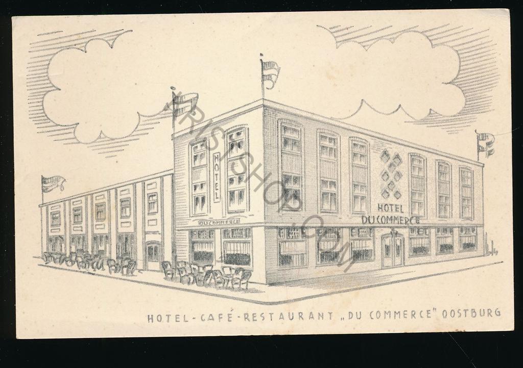 KRST002-5449_0.jpg Oostburg - Hotel Café Rest Du Commerce - pentekening [002-5449