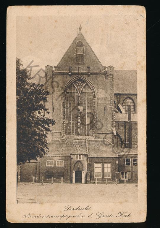 KRST002-5493_0.jpg Dordrecht - Noorder transeptgevel v.d. Groote Kerk [002-5493