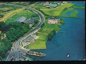 Schoonhoven - Rivier de Lek met veer  [002-5639