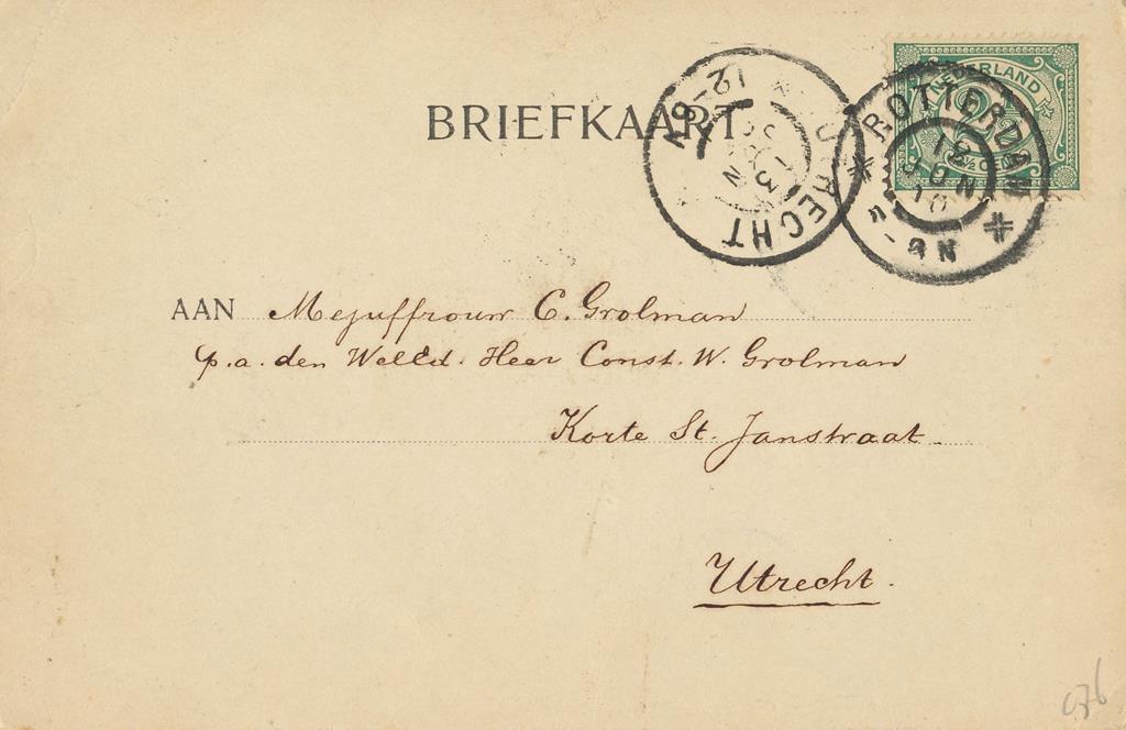 KRST002-6376_1.jpg Groeten uit Holland (?1910?) molen [002-6376 - Afbeelding 2