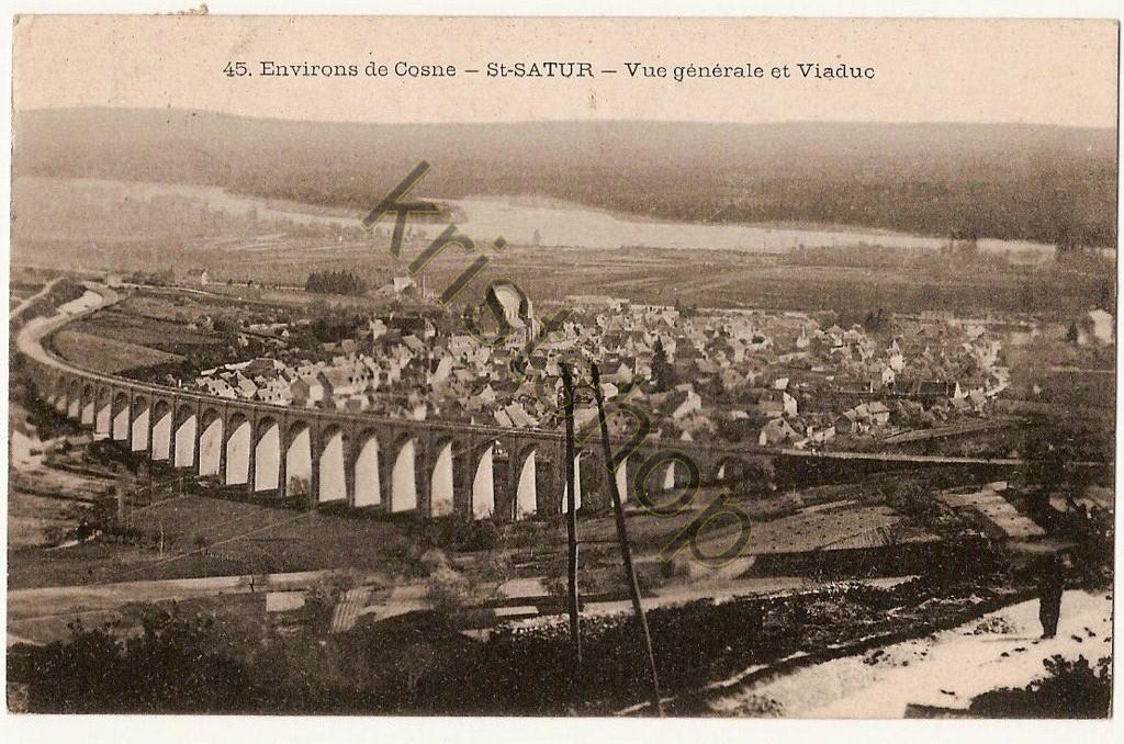 KRST004-0530_0.jpg St Satur - Vue générale et Viaduc [004-0530