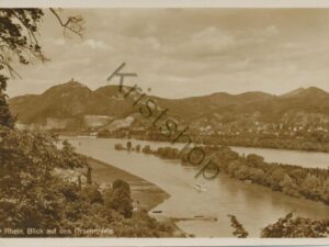 Der Rhein Blick auf den Drachenfels [004-0628