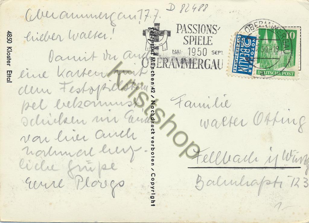 KRST004-1641_1.jpg Kloster Ettal - Oberammergau [004-1641 - Afbeelding 2