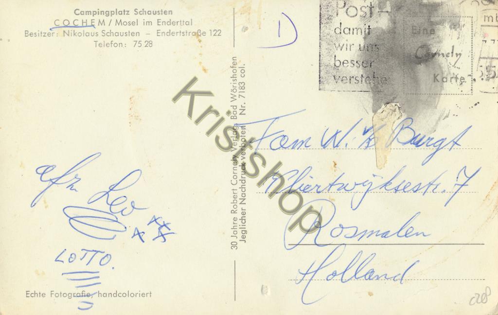 KRST004-1928_1.jpg Camping Schausten - Cochem [004-1928 - Afbeelding 2