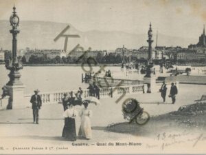 Genève - Quai du Mont-Blanc   [004-2047