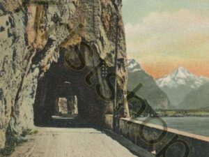 Blick nach Fluelen u dem Bristenstock - Axenstrasse [004-2140