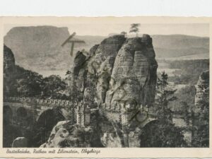 Basteibrücke - Rathen mit Lilienstein - elbgebirge [004-2544