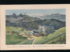 Grand Hôtel des Rochers de Naye - Tours d'Aï et la Dent du Midi [004-2894