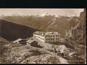 Gemmi - Hotel Wildstrubel mit den Alpen [004-2906