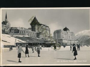 St Moritz - Palace und Grand Hotel - Eisbahn [004-2982