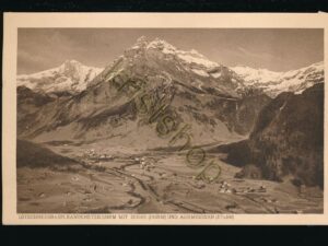 Lötschbergbahn Kandersteg mit Birre und Aermighorn [004-2995