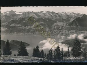Blick vom Rigi auf Urner- und Unterwaldneralpen [004-2998