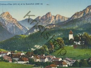 Château d'Oex et la Gummfluh [004-3063