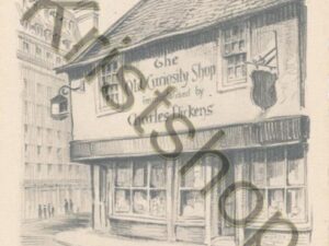 London - The Old Curiosity Shop  [004-3330  (Pencil Sketch)