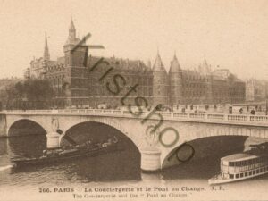 Paris - La Conciergerie et le Pont au Change  [004-3414