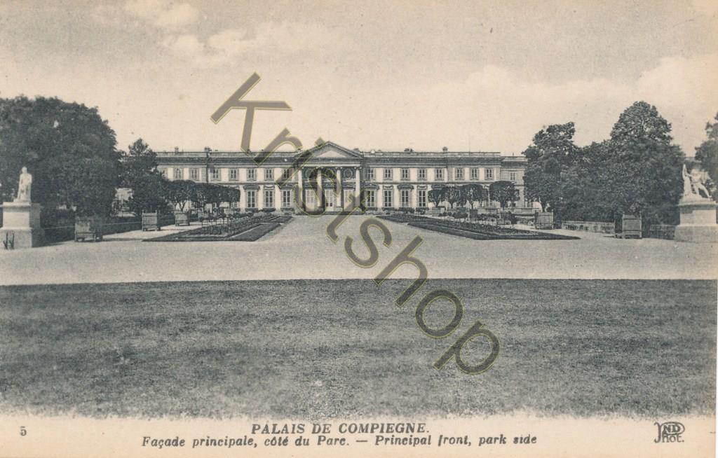 KRST004-3448_0.jpg Palais de Compiegne - Façade principale - côte du Parc [004-3448