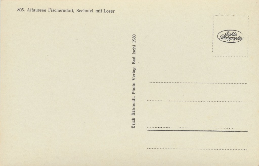 KRST004-3559_1.jpg Althaussee Fischerndorf - Seehotel mit Loser [004-3559 - Afbeelding 2