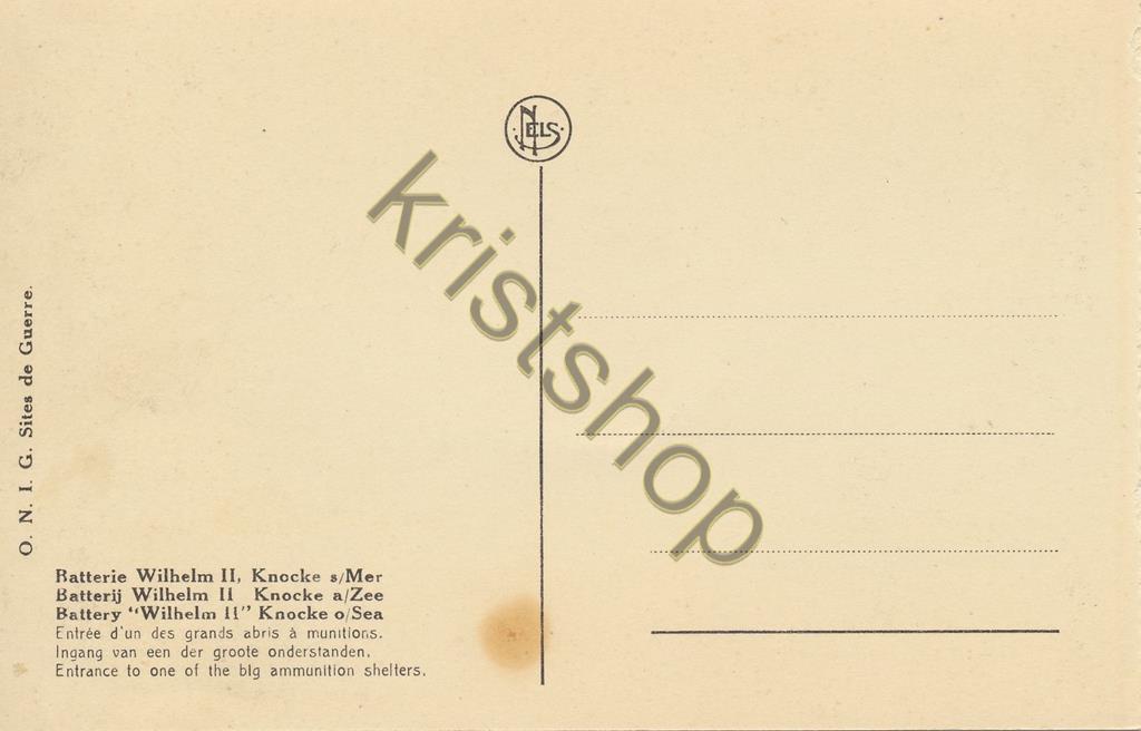 KRST004-3636_1.jpg Knocke s/Mer - Batterie Wilhelm II [004-3636 - Afbeelding 2
