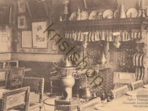 Bruges - Café Vlissinghe - Cheminée ancienne [004-3724