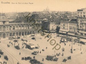Bruxelles - Gare du Nord et Place Rogier  [004-3778