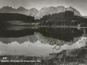 Kitzbühel, Schwarzsee mit Wildom Kaiser  [004-4072