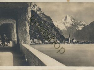 Axenstrasse mit Flüelen u. Bristenstock  [004-4243