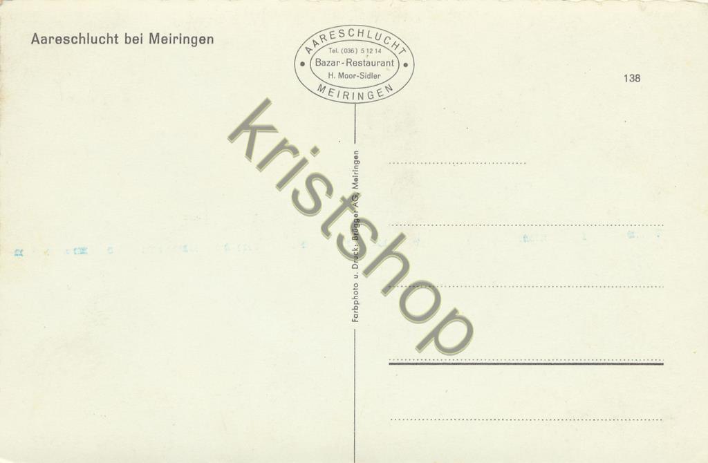 KRST004-4368_1.jpg Aareschlucht bei Meiringen [004-4368 - Afbeelding 2