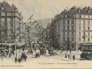 Genève - La rue du Mont Blanc  [004-4411