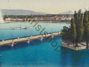Genève et le Mount-Blanc  [004-4537